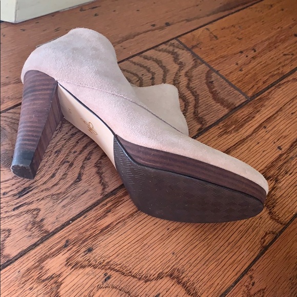 Cole Haan Gorgeous Tan Suede Booties - Picture 3 of 5